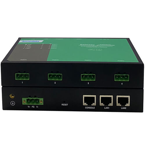 GW1104-4D(RS-232) | Bộ Chuyển Đổi Modbus Gateway 4 cổng RS-232 sang Ethernet
