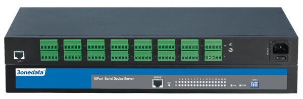 NP3016T-16D(RS-232)-RJ-P(85-265VAC) | Bộ Chuyển Đổi 16 cổng RS-232 sang Ethernet