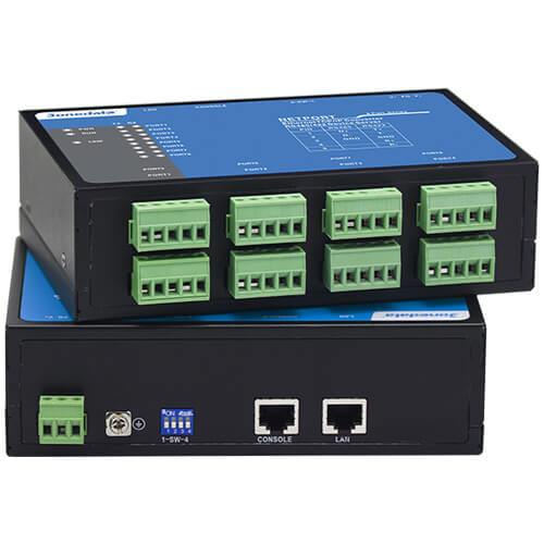 NP308T-8DI(RS-485) | Bộ Chuyển Đổi 8 Cổng RS-485/422 (Có cách ly) sang Ethernet