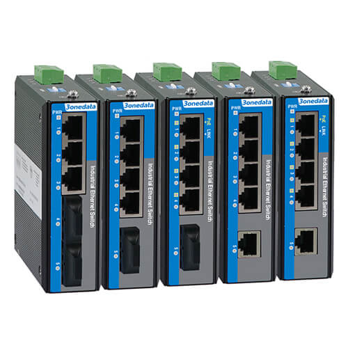 IES2105-4P1F-P48 | Switch Công Nghiệp Layer 2, Unmanaged, 1x100M Fiber, 4x100M PoE, 48VDC PoE