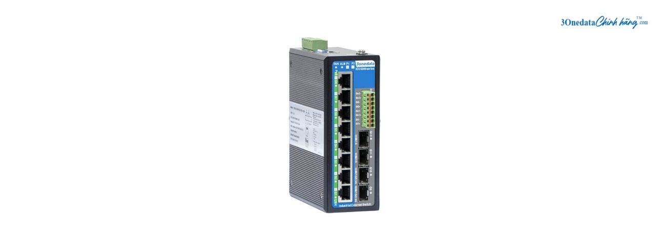 Switch Công Nghiệp 3onedata IES6300-8GT2GS2HS-2DI2DO-2P48