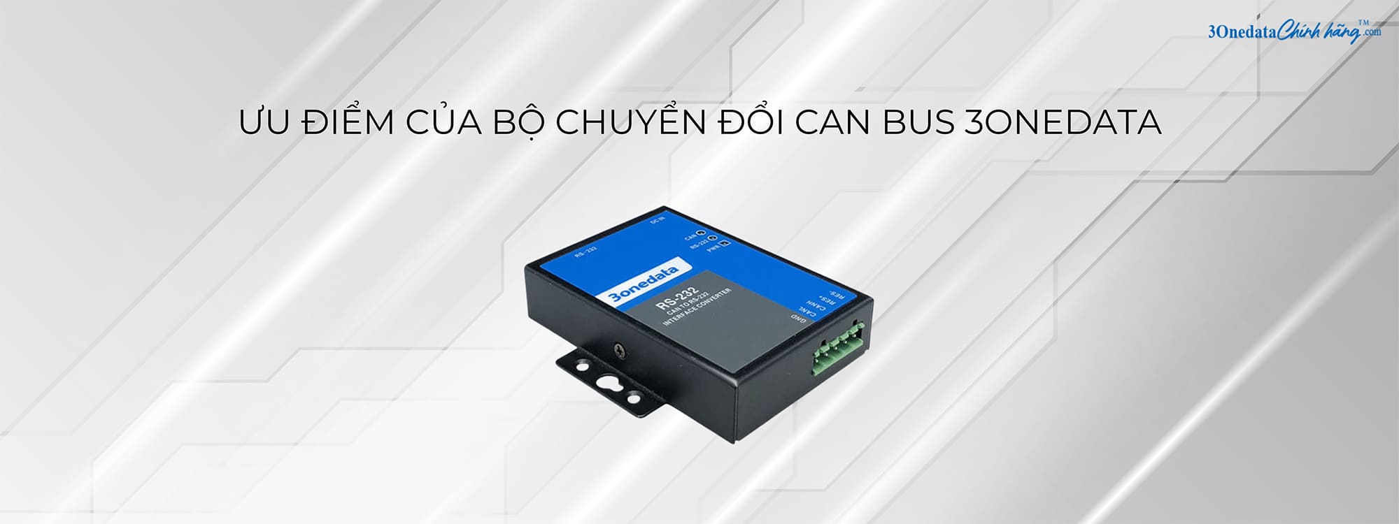 Ưu điểm của bộ chuyển đổi CAN-Bus 3onedata