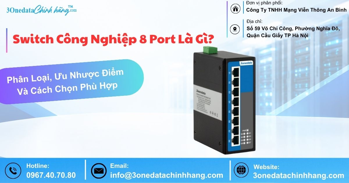 Switch Công Nghiệp 8 Port