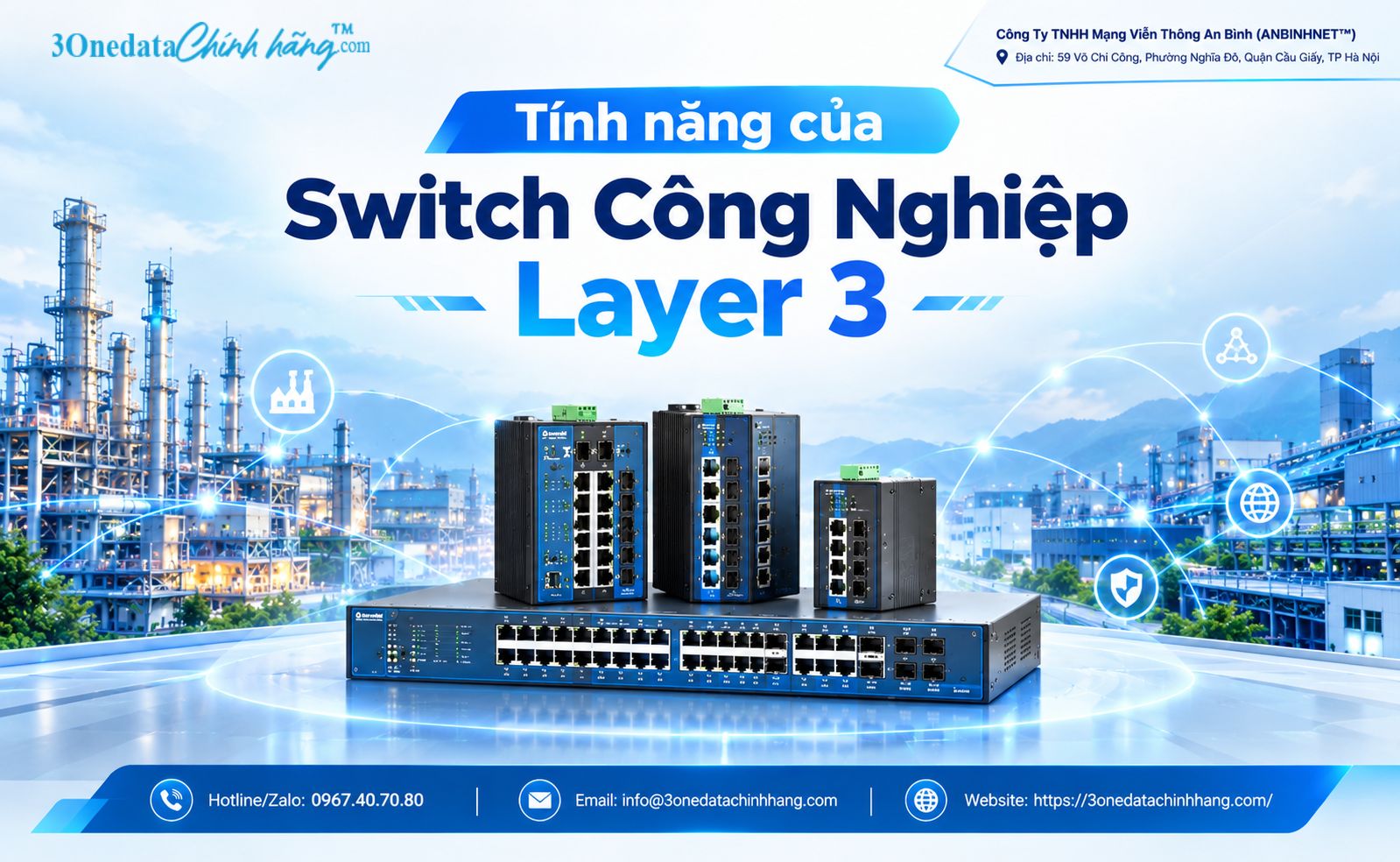 Tính năng của switch công nghiệp layer 3