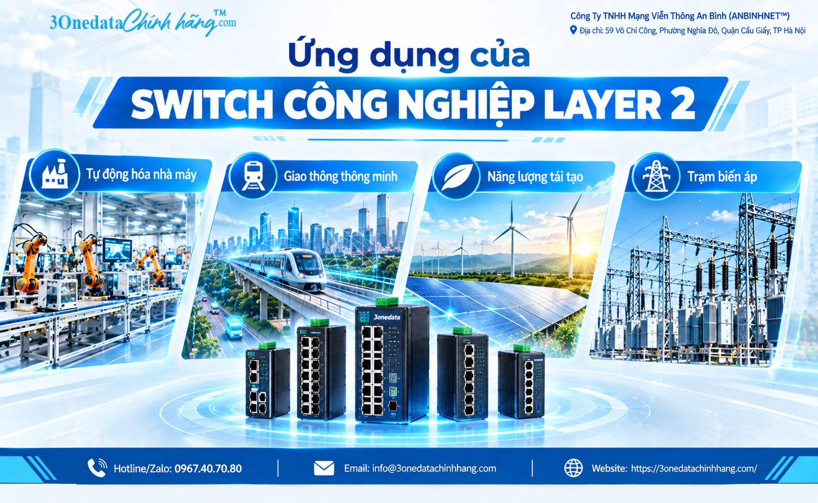 Ứng dụng của switch công nghiệp layer 2